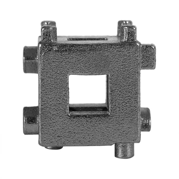 Kritne Wind Back Brake, Car Rear Disc Brake Piston Retractor Tool Wind Back Cube Calliper Adaptor Silver, Brake Piston
