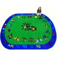 thumbnail image 1 of Kids World Carpets Kritters Children's Tufted Nylon Educational and Play Area Rug (5' x 8') - EXACT SIZE - EXACT SIZE, 1 of 2