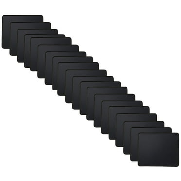 Kriture Mouse Pad 20 Pack with Stitched Edge, Non-Slip Rubber Base, Premium-Textured and Waterproof Mousepad for Computers, Laptop, Office & Home, 10.2x8.3inches, 11mm, Black