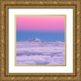 thumbnail image 1 of Krivec, Ales 15x15 Gold Ornate Wood Framed with Double Matting Museum Art Print Titled - Pink In The Sky, 1 of 4