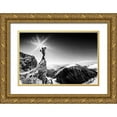 thumbnail image 1 of Krivosik, Marian 14x11 Gold Ornate Wood Framed with Double Matting Museum Art Print Titled - Life At The Top, 1 of 4