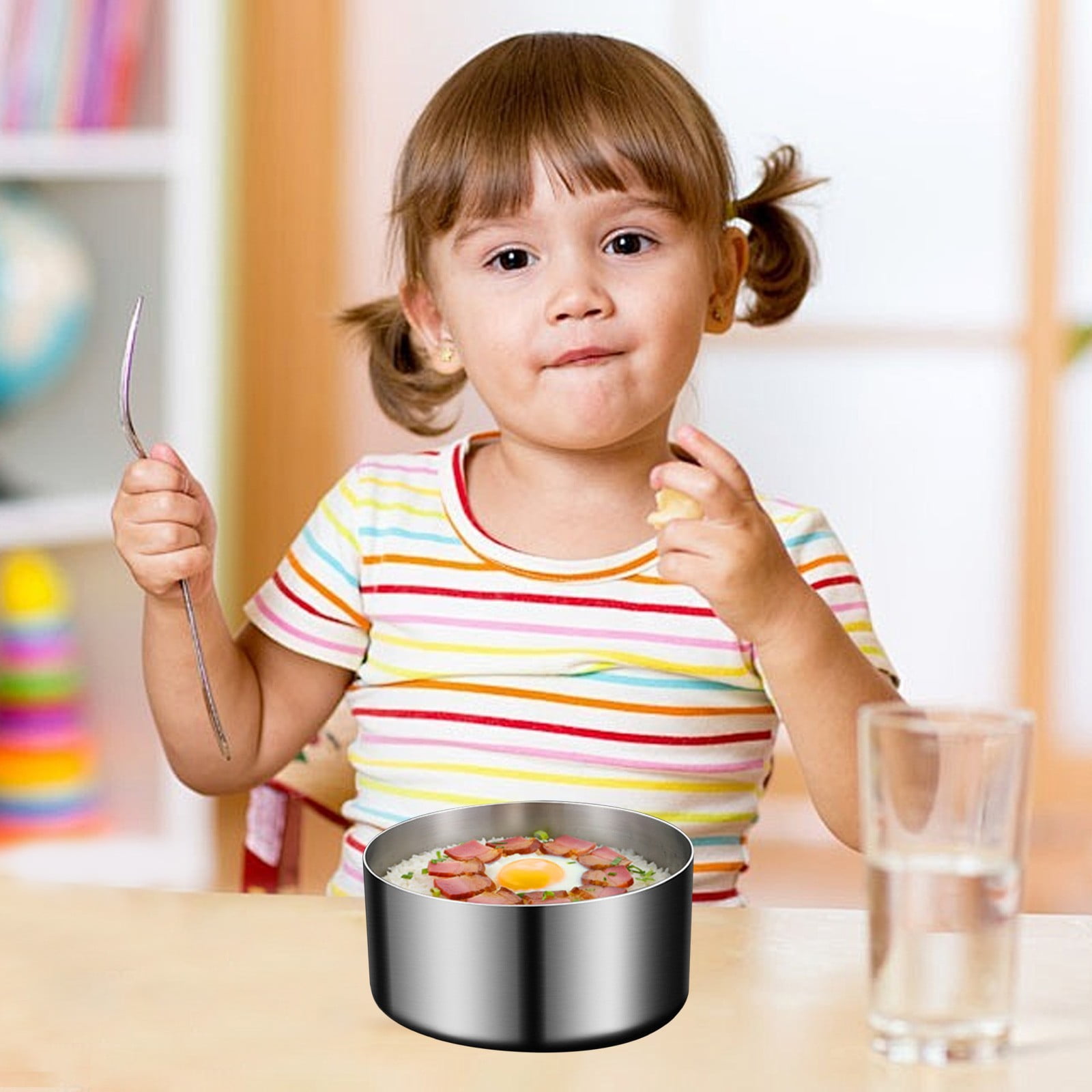 Krnb622nim Deals Stainless Steel Rice Bowl With Lid Portable Steamed