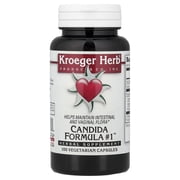 Kroeger Herb Co Candida Formula #1 , 100 Vegetarian Capsules