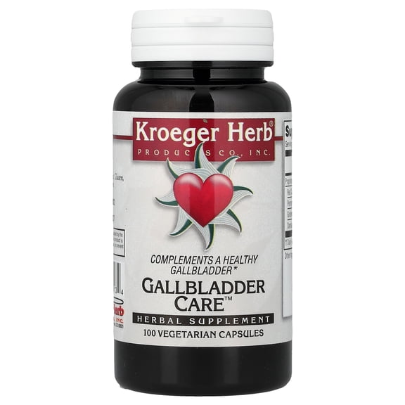 Kroeger Herb Co Gallbladder Care, 100 Vegetarian Capsules