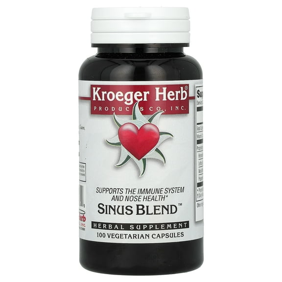 Kroeger Herb Co Sinus Blend, 100 Vegetarian Capsules