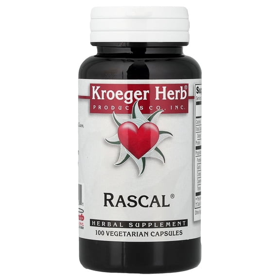 Kroeger Herb Co Rascal, 100 Vegetarian Capsules (450 mg per Capsule)