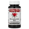 thumbnail image 1 of Kroeger Herb Co Resveratrol Six, 60 Vegetarian Capsules, 1 of 4