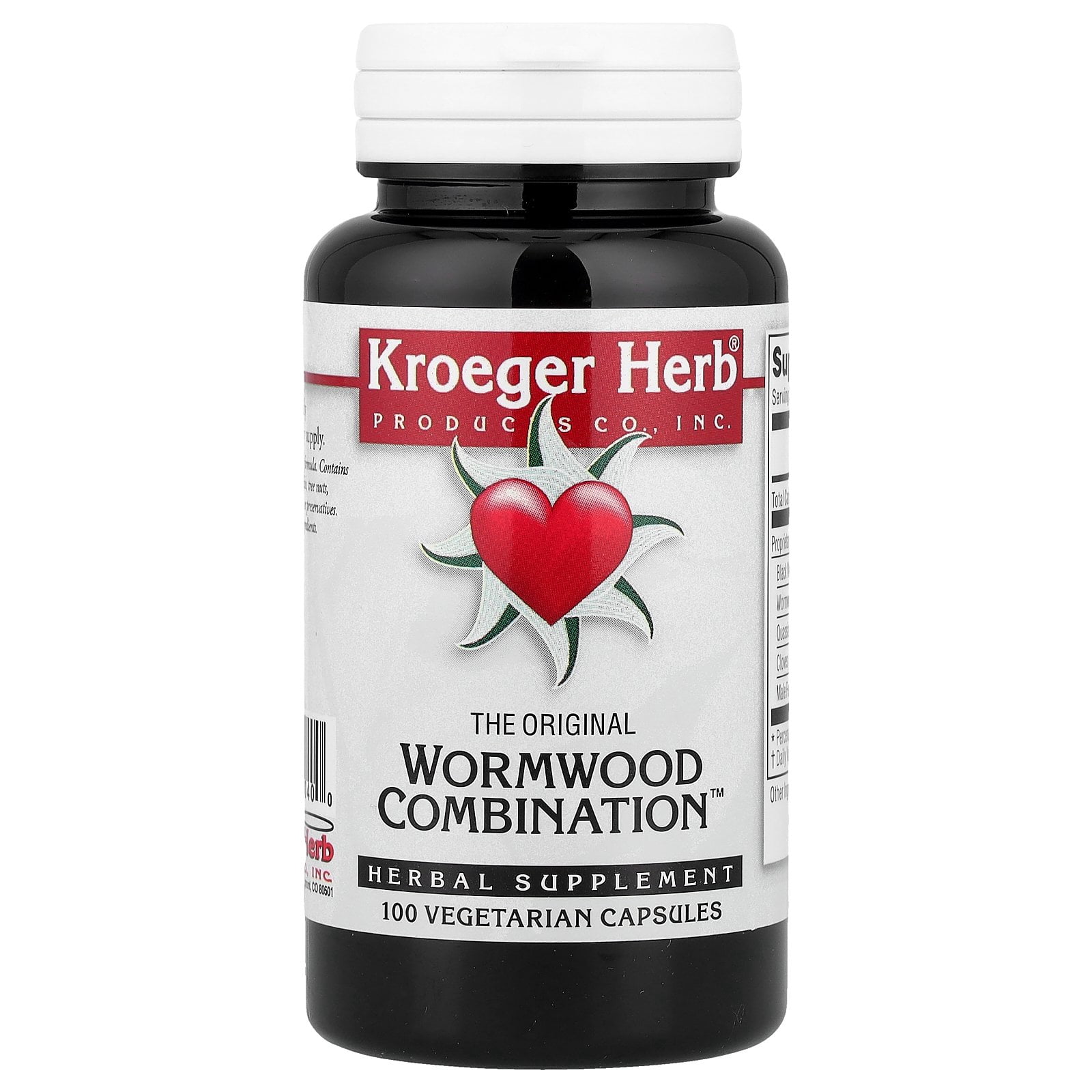 Kroeger Herb Wormwood Combination 100 Veg Caps