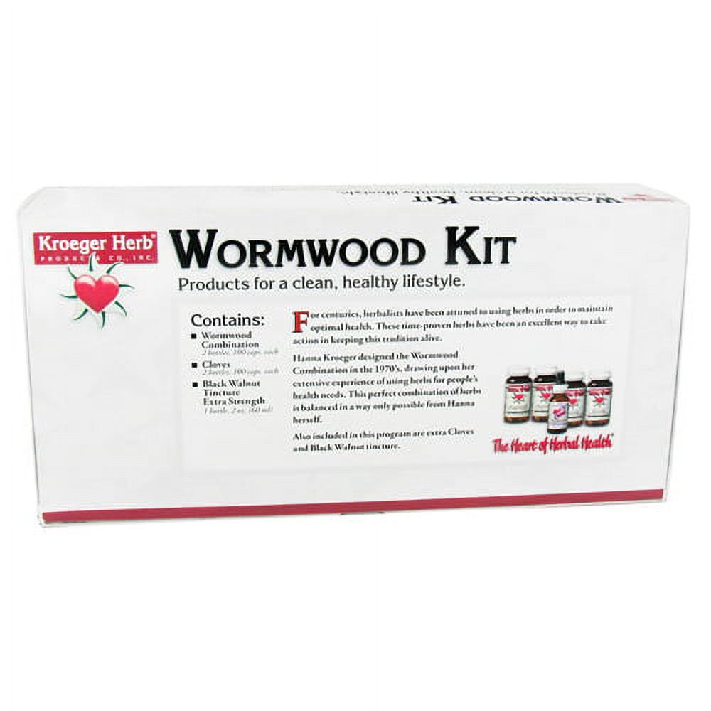 Kroeger Herb Wormwood Kit, Extra Strength 1 Ea, 2 Pack