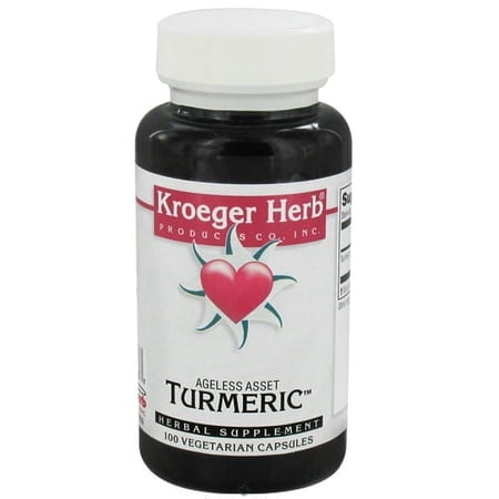 Kroeger Herbs Turmeric 900 Mg Vegetarian Capsules - 100 Ea, 6 Pack