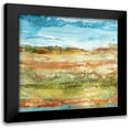 thumbnail image 1 of Kroeker, Wendy 15x15 Black Modern Framed Museum Art Print Titled - Field Stone III, 1 of 5