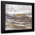 thumbnail image 1 of Kroeker, Wendy 15x15 Black Modern Framed Museum Art Print Titled - Geode I Lavender Version, 1 of 5