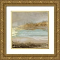 thumbnail image 1 of Kroeker, Wendy 20x20 Gold Ornate Wood Framed with Double Matting Museum Art Print Titled - Playa Secreto I, 1 of 4