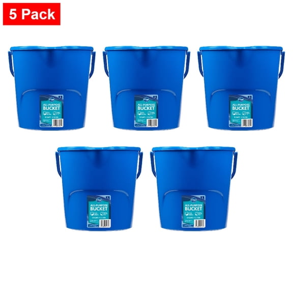 Kroger All-Purpose Bucket - Blue 12 qt - 5 Pack