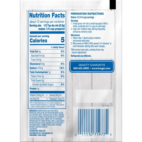 Kroger Au Jus Gravy Mix 1 oz - Pack of 1