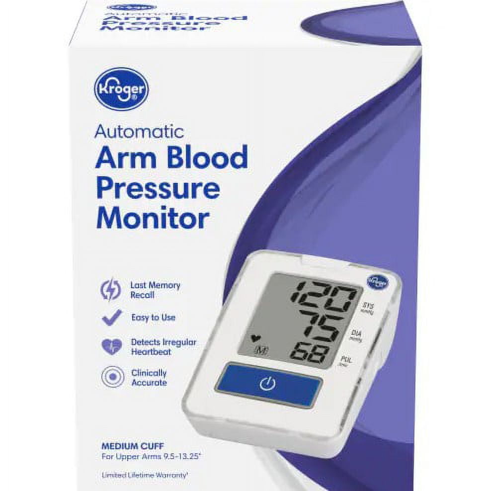 Kroger Automatic Digital Arm Blood Pressure Monitor *EN