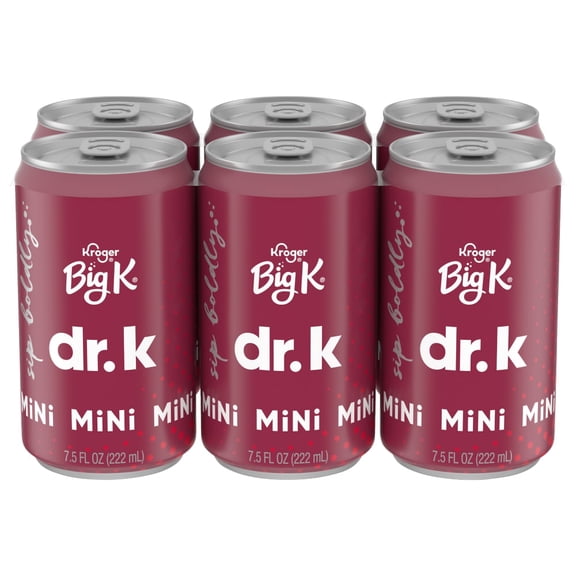 Kroger Big K Dr K Mini Cans 6 CT / 7.5 fl oz - Pack of 1