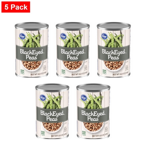 Kroger Black Eyed Peas 15.5 oz - 5 Pack