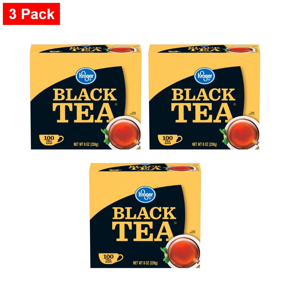 Kroger Black Tea Bags 100 ct - 3 Pack