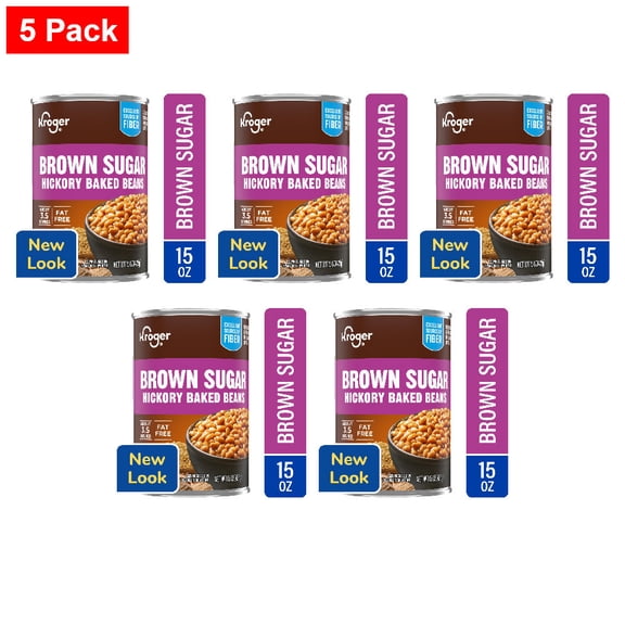 Kroger Brown Sugar Hickory Baked Beans 15 oz - 5 Pack