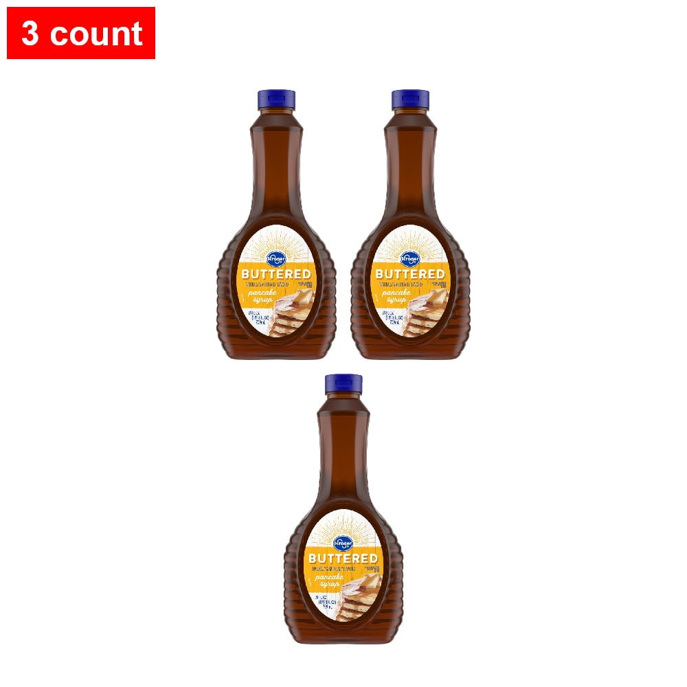 Kroger Buttered Pancake Syrup 24 fl oz - 3 count