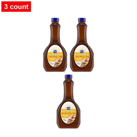 Kroger Buttered Pancake Syrup 24 fl oz - 3 count