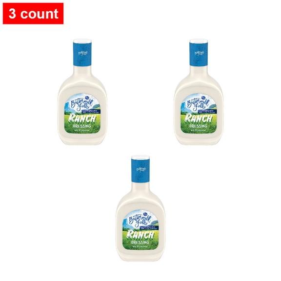 Kroger Buttermilk Fields Ranch Salad Dressing 16 fl oz - 3 count