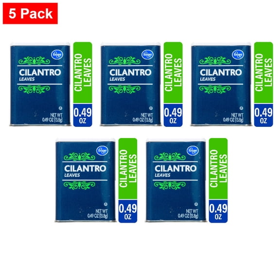 Kroger Cilantro Leaves Shaker 0.49 oz - 5 Pack