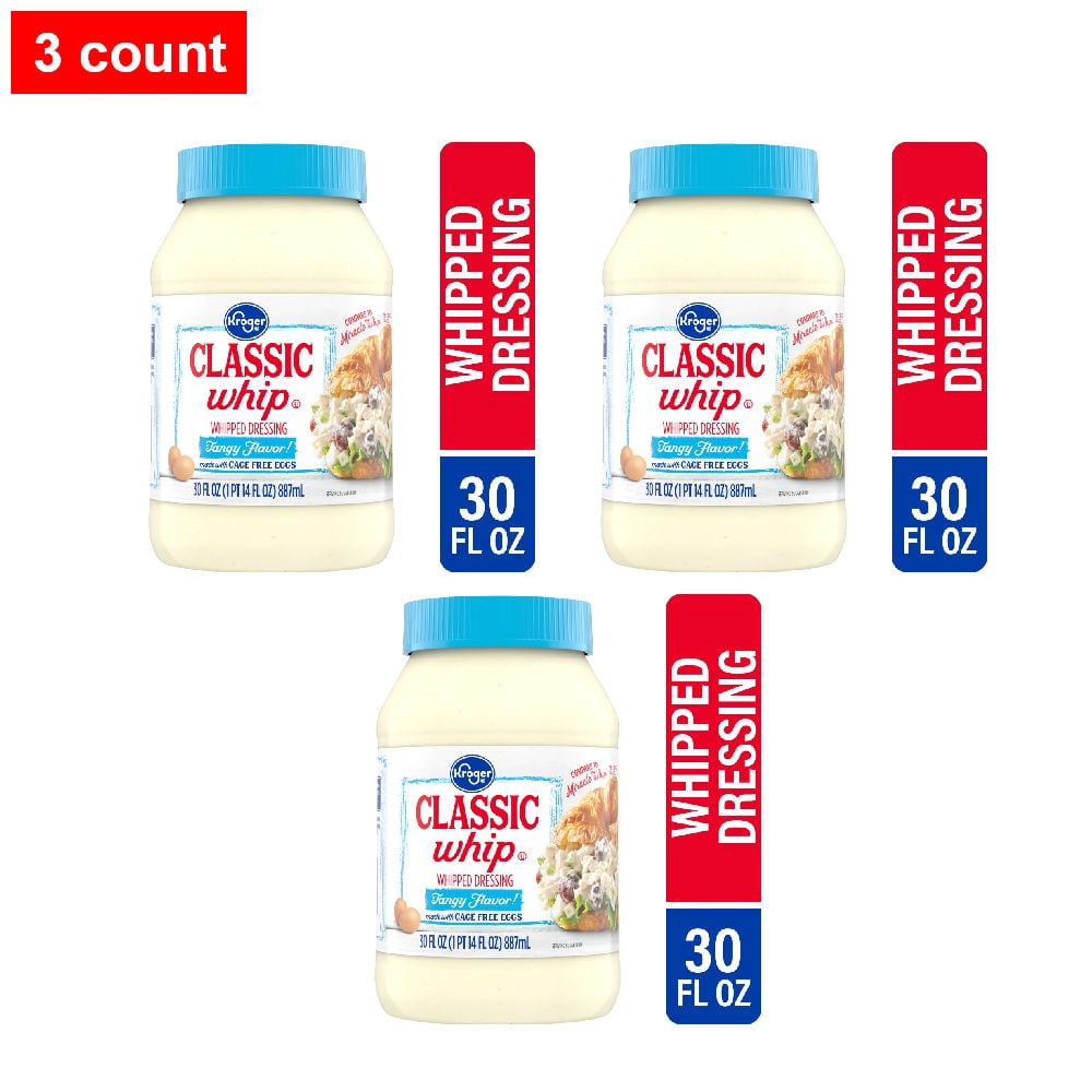 Kroger Classic Whip Mayo-Like Dressing 30 fl oz - 3 count