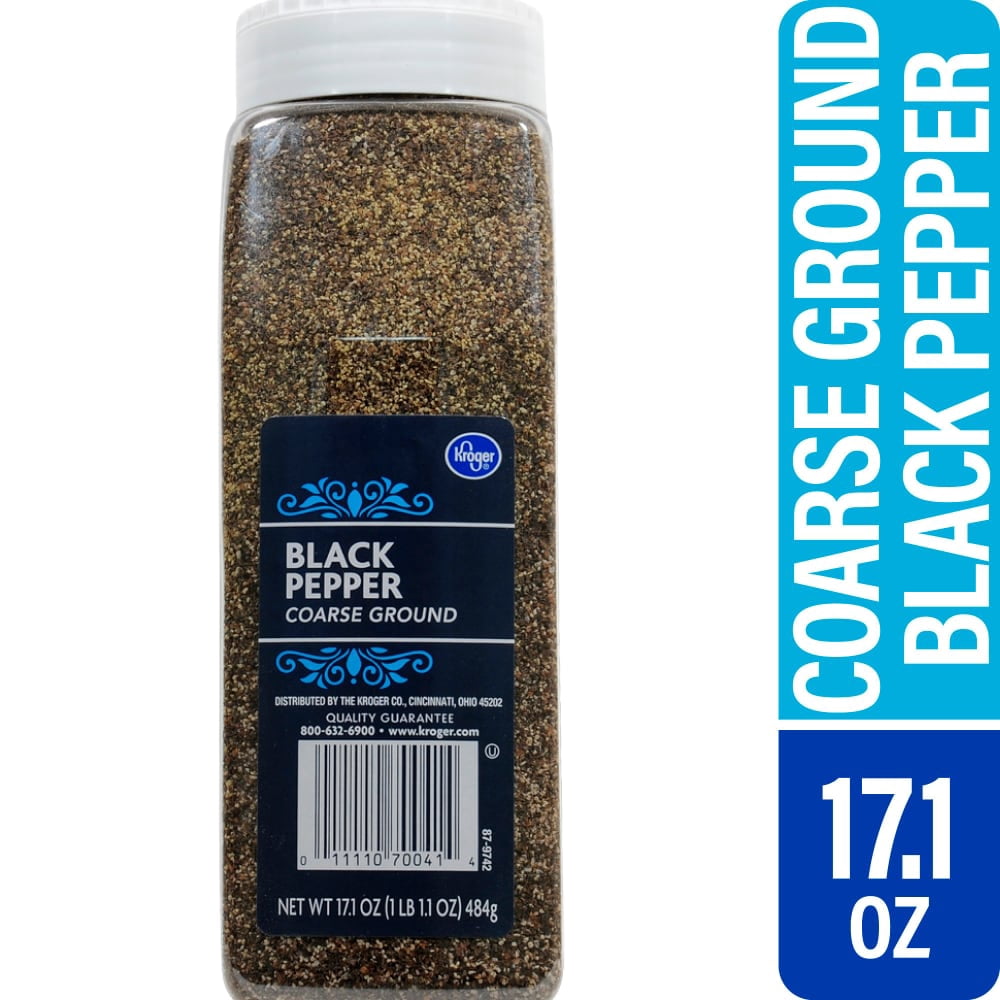 Kroger Coarse Ground Black Pepper Shaker 17.1 oz - Pack of 1