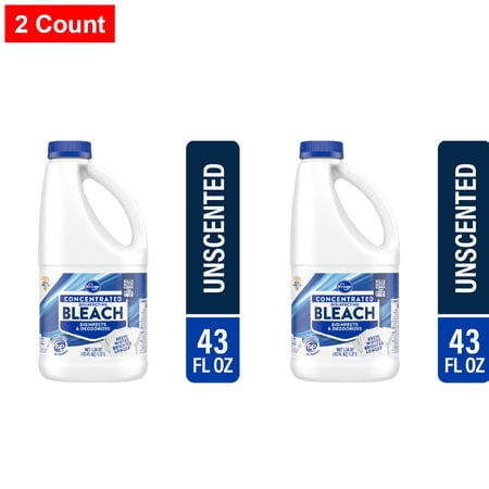 Kroger Concentrated Disinfecting Bleach 43 fl oz - 2 count