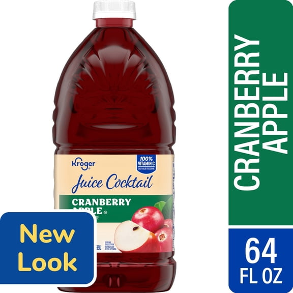 Kroger Cranberry Apple Juice Cocktail 64 fl oz - Pack of 1