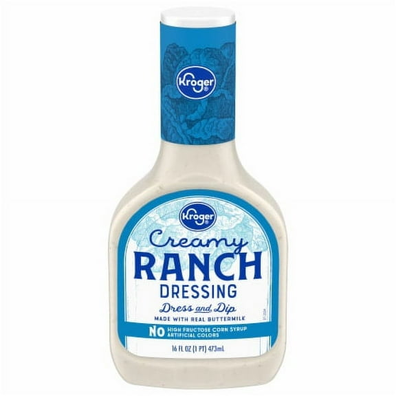 Kroger Creamy Ranch Salad Dressing 16 oz