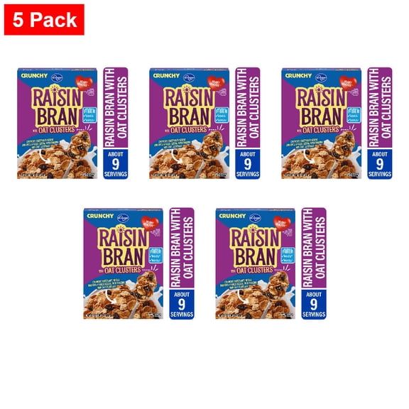 Kroger Crunchy Raisin Bran with Oat Clusters Cereal
