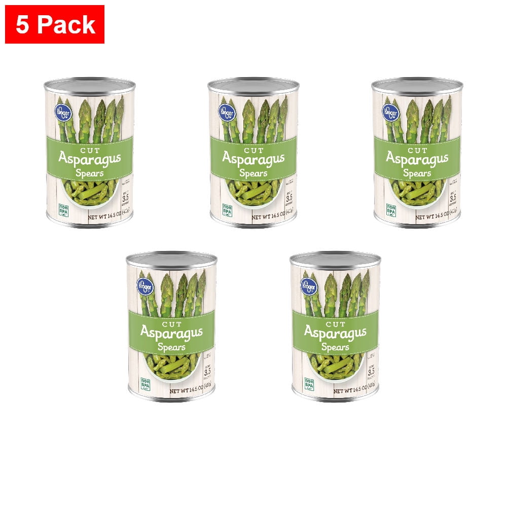 Kroger Cut Asparagus Spears 14.5 oz - 5 Pack