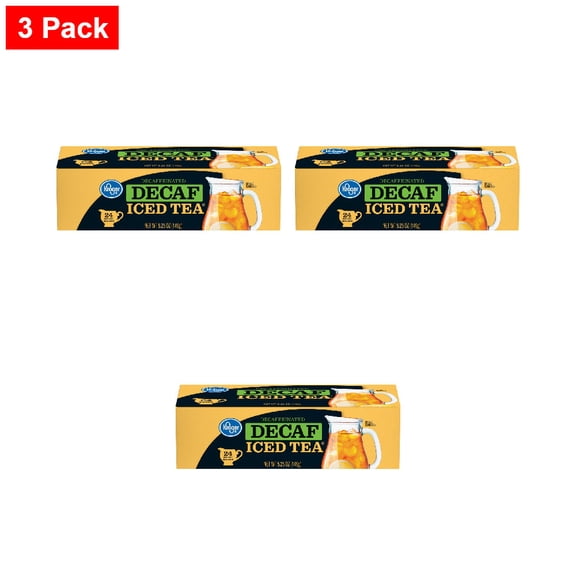 Kroger Decaf Iced Tea Bags 24 ct - 3 Pack