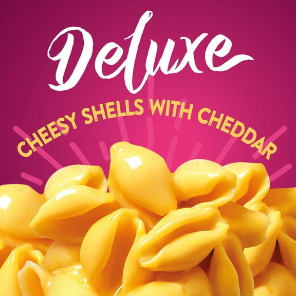 Kroger Deluxe Shells and Cheddar Macaroni and Cheese 3 ct / 12 oz - Pack of 1