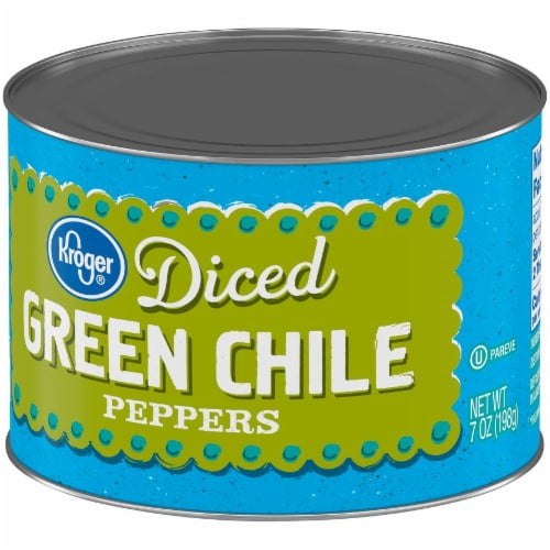 Kroger Diced Green Chile Peppers 7 oz - Pack of 1