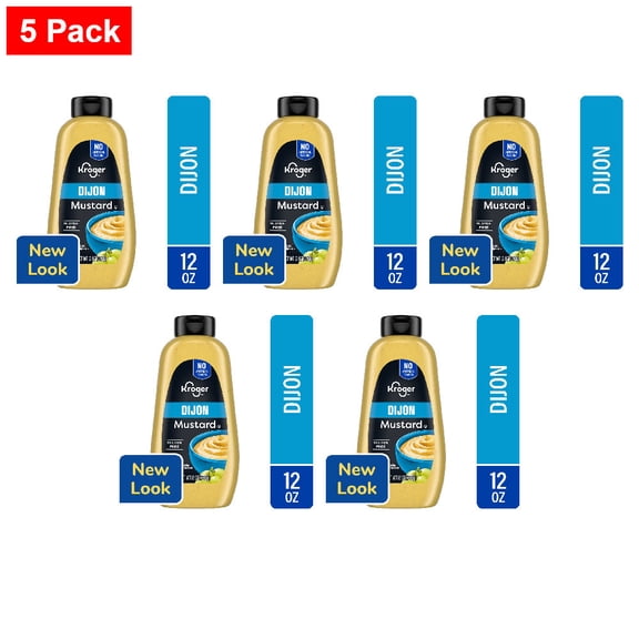 Kroger Dijon Mustard 12 oz - 5 Pack