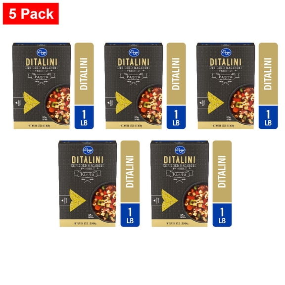 Kroger Ditalini Pasta 16 oz - 5 Pack