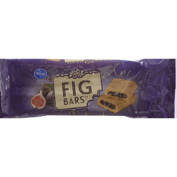 Kroger Fig Bars Fruit Cookies 14 oz - Pack of 1