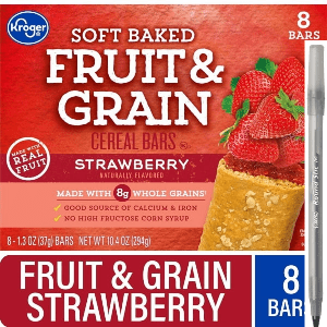 Kroger Fruit and Grain Strawberry Cereal Bars