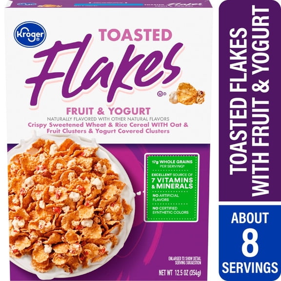 Kroger Fruit and Yogurt Toasted Flakes Cereal
