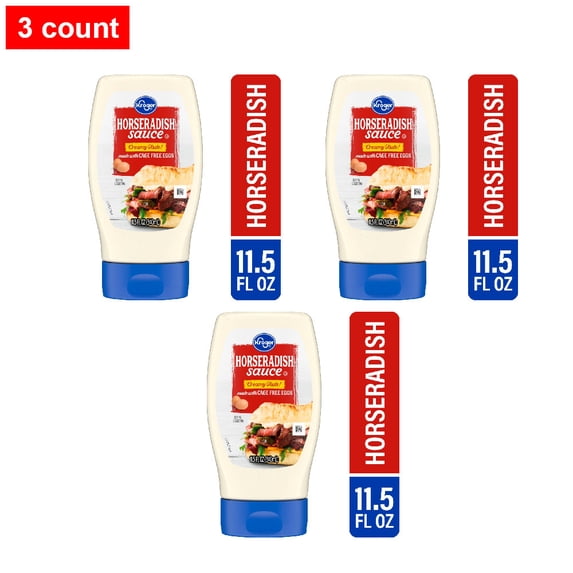 Kroger Horseradish Sauce 11.5 fl oz - 3 count