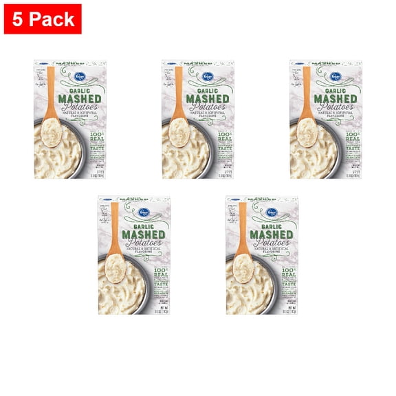 Kroger Instant Garlic Mashed Potatoes 6.6 oz - 5 Pack