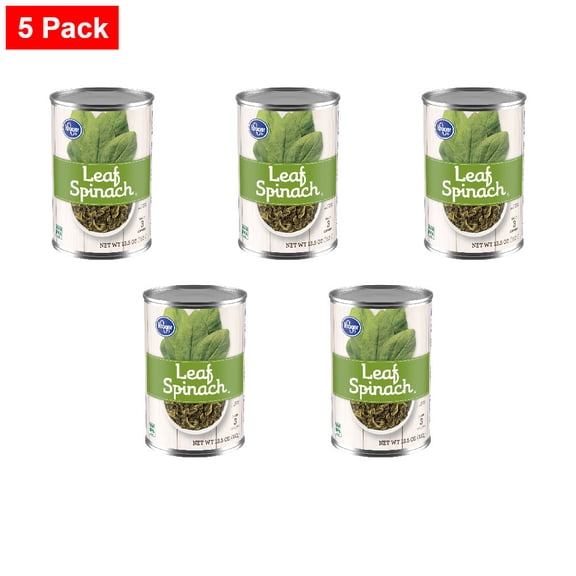 Kroger Leaf Spinach 13.5 oz - 5 Pack