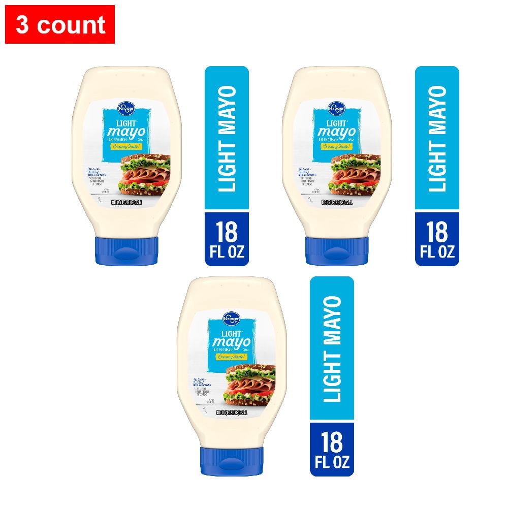 Kroger Light Mayo 18 fl oz - 3 count