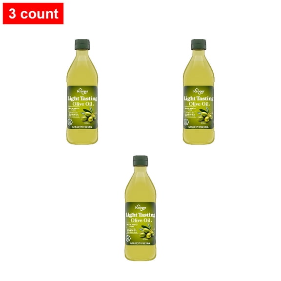 Kroger Light Tasting Olive Oil 16.9 fl oz - 3 count