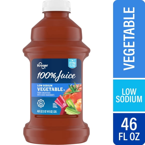 Kroger Low Sodium Vegetable Juice 46 fl oz - Pack of 1