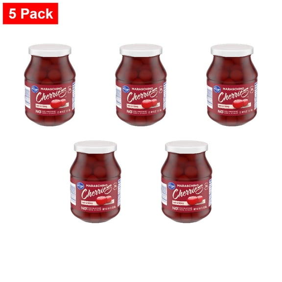 Kroger Maraschino Cherries 16 oz - 5 Pack